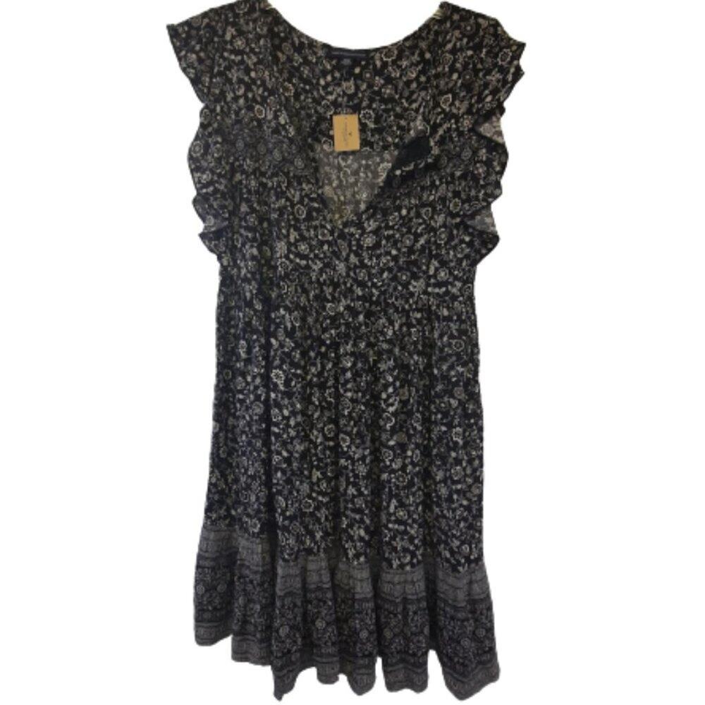 American Eagle black short sleeve mini dress